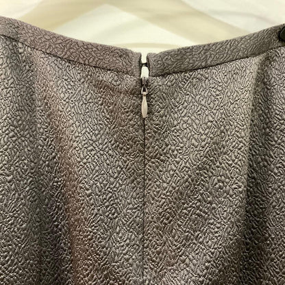 JOHN GALLIANO Front Flare Skirt M Gray Purple Excellent Condition