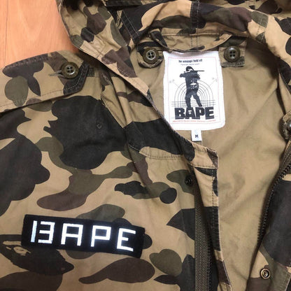 BAPE A BATHING APE Mod Coat Military Coat Camouflage