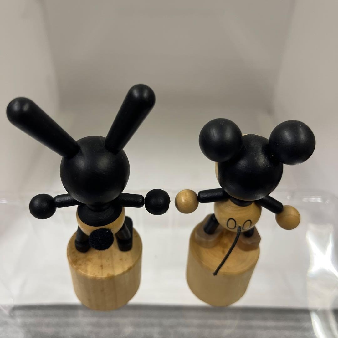 Oswald Push Puppet Wooden Mickey Mouse Disney Old Mickey