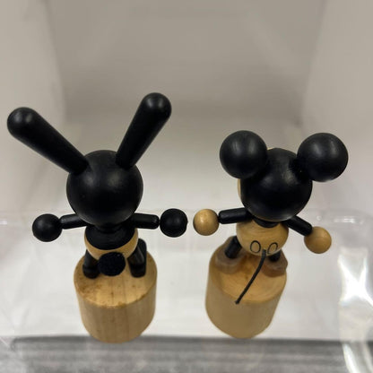 Oswald Push Puppet Wooden Mickey Mouse Disney Old Mickey
