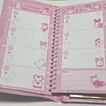 Hamtaro Schedule Notebook Retro Heisei Rare