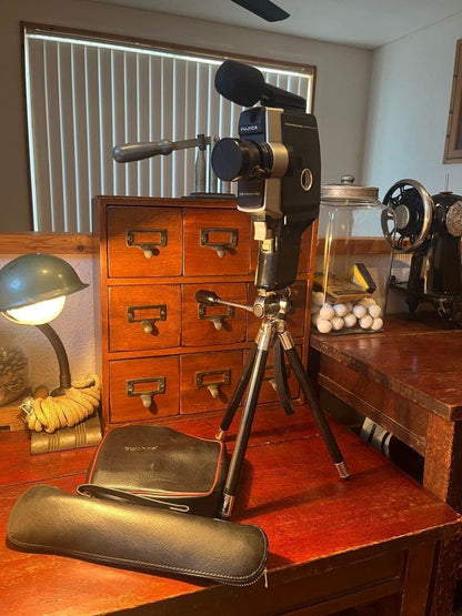 FUJICA 8mm Camera with Tripod For Interior Decor or Display Showa Retro