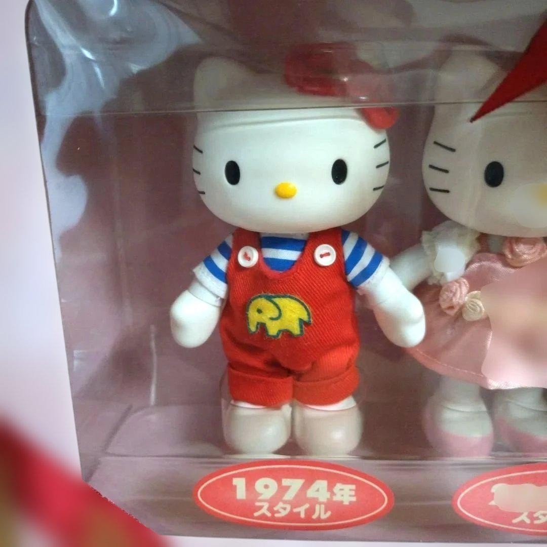 Hello Kitty 30th Anniversary Figure Articulated Vintage Sofubi Retro Rare