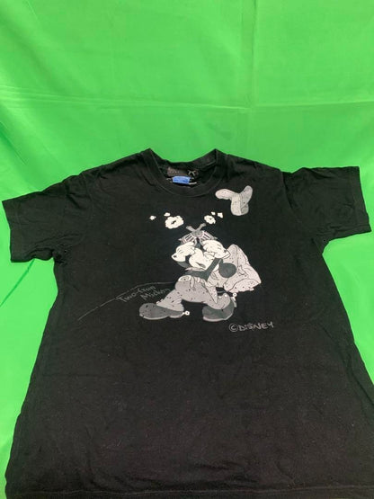 Collaboration T-shirt "Roen x roar x Disney" Mickey 2 guns Swarovski
