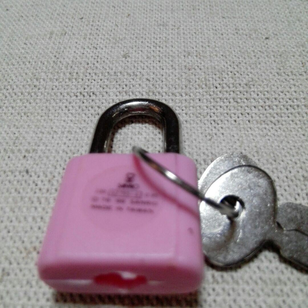 Sanrio Little Twin Stars Kiki Lala Padlock Key Chain Vintage Retro 1996 unused
