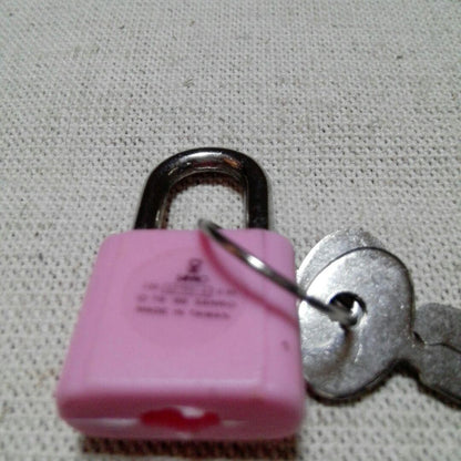 Sanrio Little Twin Stars Kiki Lala Padlock Key Chain Vintage Retro 1996 unused