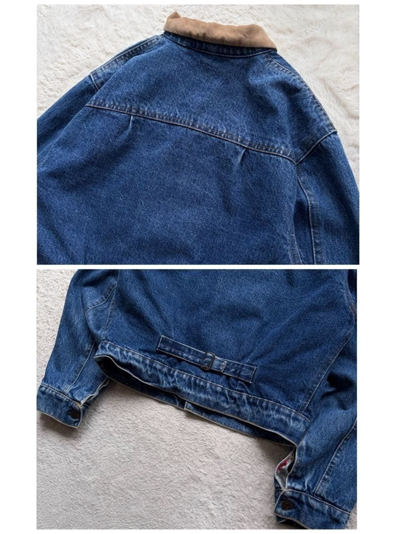 Rare Condition Ralph Lauren Vintage Denim Jacket L Indigo Blue Cotton 80s-90s