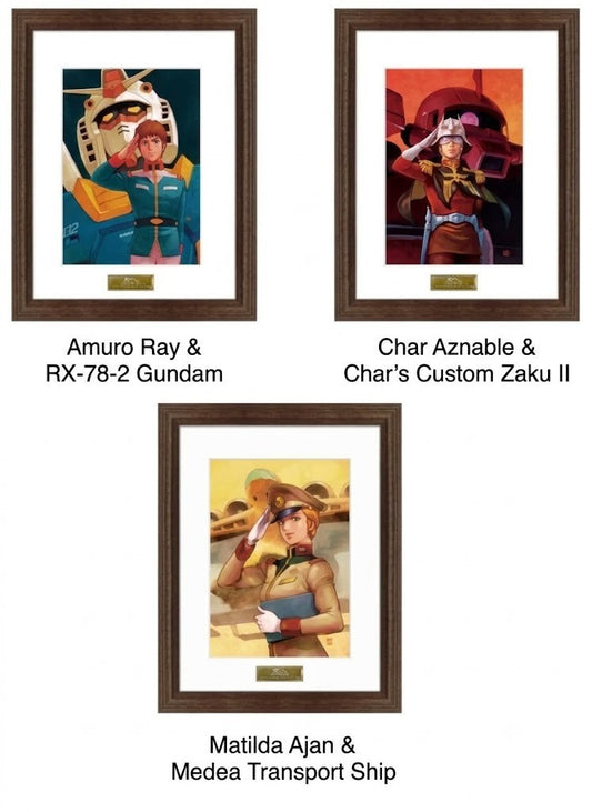 [Not for Sale] Mobile Suit Gundam Art Collection - Shareholder Benefit Set of 3