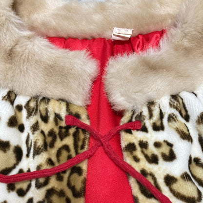 Fifi Chachnil Leopard Print Coat Fifi Chachnil Poncho Gown Free Size Rare