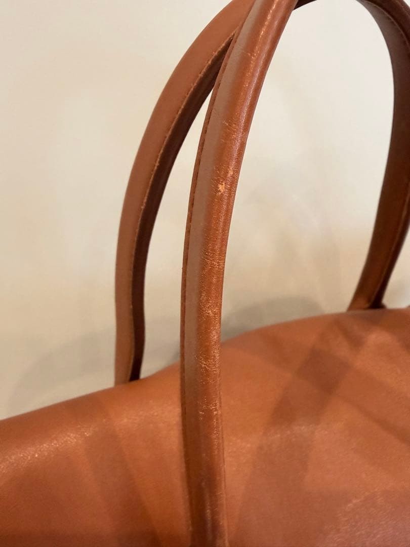 Salvatore Ferragamo Gancini Leather 2Way Handbag Shoulder Bag Brown Pre-owned