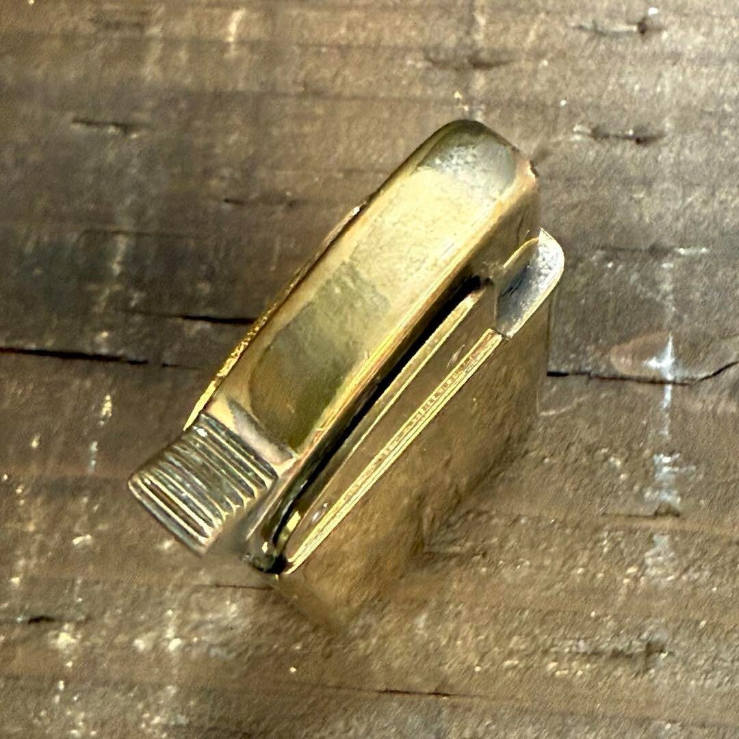 Vintage THORENS Masterpiece Oil Lighter Gold Swiss Made Working Rare Retro DHL
