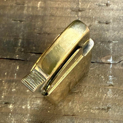 Vintage THORENS Masterpiece Oil Lighter Gold Swiss Made Working Rare Retro DHL