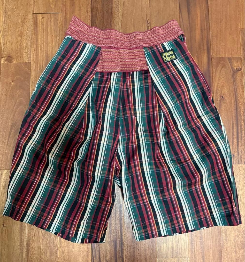 KAPITAL Check Pattern Shorts Men's Size 3
