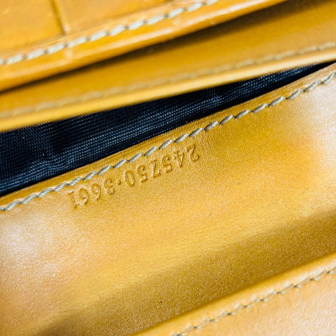 Gucci Long Wallet GG Hose bits Sherry Line Canvas Brown Authentic