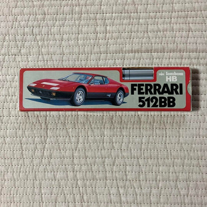 [Showa Retro] Ferrari BB 512b supercar HB pencil.