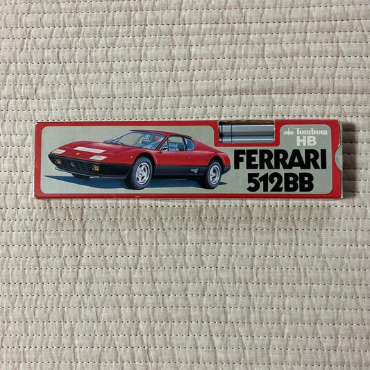 [Showa Retro] Ferrari BB 512b supercar HB pencil.