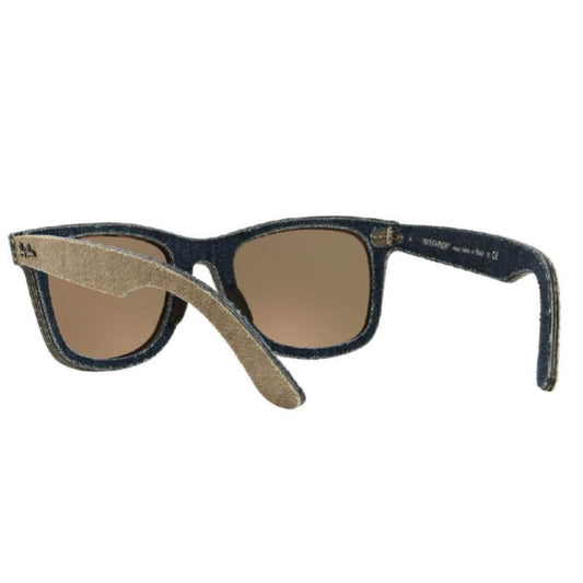 'Ray-Ban' Fashion Glasses Brown color Frame WAYFARER RB2140F 1193Z2 52mm USED