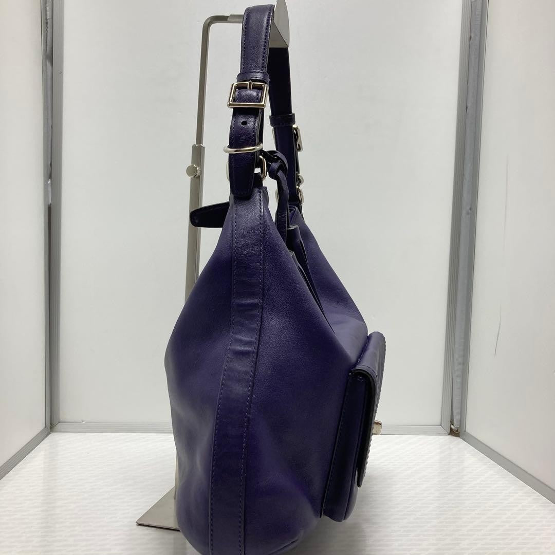 COACH Purple Leather Hobo Bag Legacy Courtenay Y2K Vintage Rare
