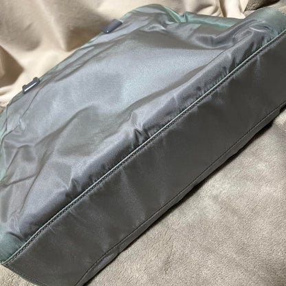 PRADA Tote Bag Triangle Logo Plastic Handle Tote Bag From Japan