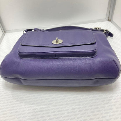COACH Purple Leather Hobo Bag Legacy Courtenay Y2K Vintage Rare