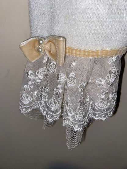 Axes Femme Wish Loli Princess Cardigan Bolero Cream White Used Japan