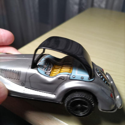 Tinplate classic car like Morgan, made in Japan, about 40 years ago, Showa