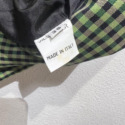 Jil Sander Setup Check Tailored Jacket Skirt Blazer