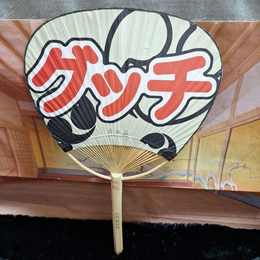 Gucci owl Bamboo Fan Uchiwa Japan Limited rare from japan