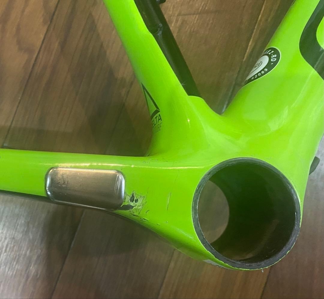 Cannondale SuperSix EVO Freme Set Carbon Green Road 44cm USED
