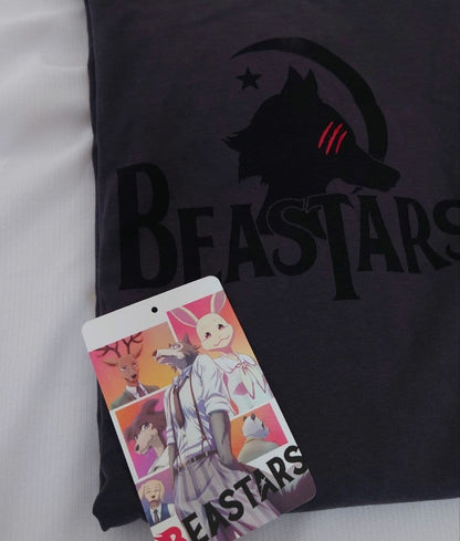 BEASTARS T-shirts Size XL Black Legoshi Tee Official Limited Japan Used Rare
