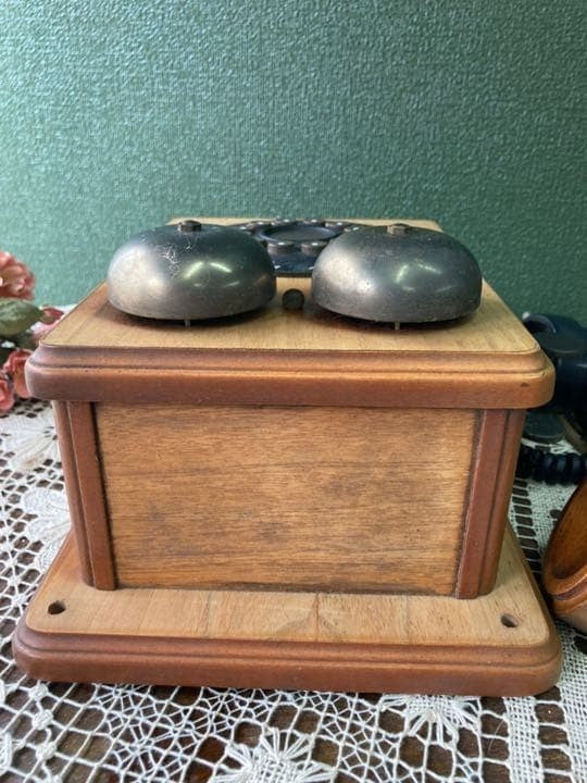 American Vintage Telephone Antique Interior Showa Retro