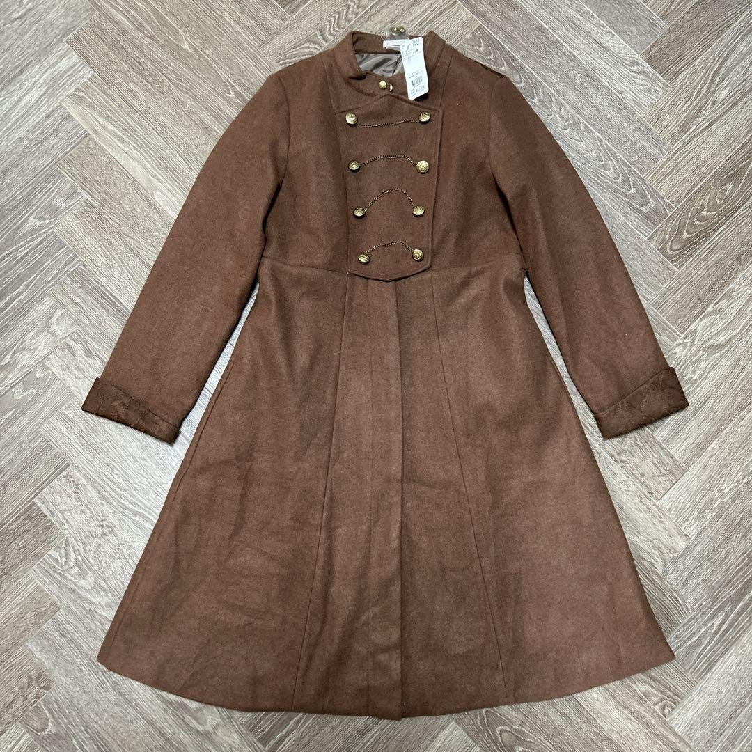 Rare Axies Femme Napoleon Long Coat M Autumn Winter Japan