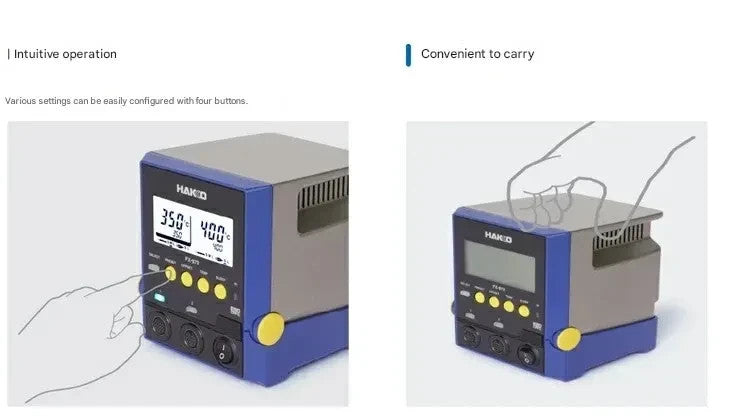 Hakko FX971-81 Soldering Station 100V with 2-Pin Grounded Plug Japan Import New