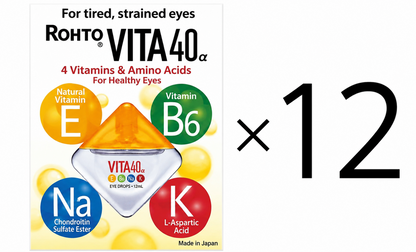 ROHTO Vita 40α 12 packs set NEW