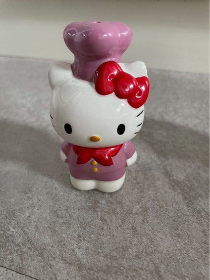 Rare item Sanrio Hello Kitty ceramic seasoning container set, retro Heisei era