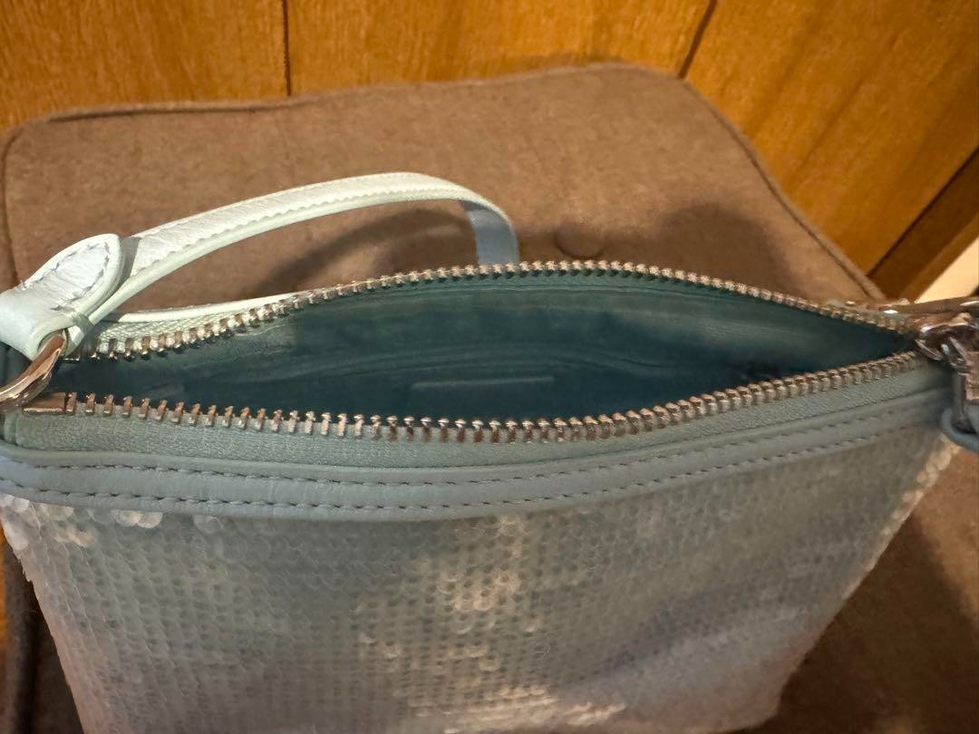 Kate Spade Sequin Mini Bag Shoulder Bag Blue Lulu Ombre Sequin