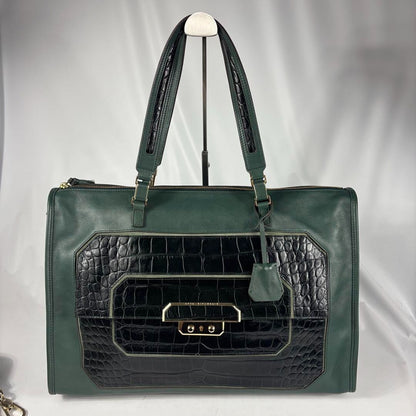 Anya Hindmarch Women Bag Leather 2Way Shoulder Green Limited Edition VHTF Popula
