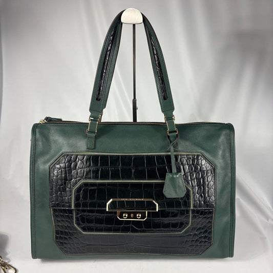 Anya Hindmarch Women Bag Leather 2Way Shoulder Green Limited Edition VHTF Popula