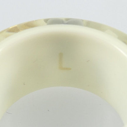 Louis Vuitton Berg Farandole Ring M65815 Size L JP 16 US 8 Logo Flower