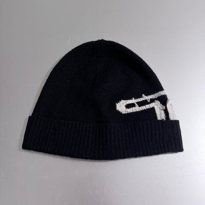 Diesel Men K-Peel Bigd Logo Wool Beanie D Logo Luxury Casual Streetwear Italian