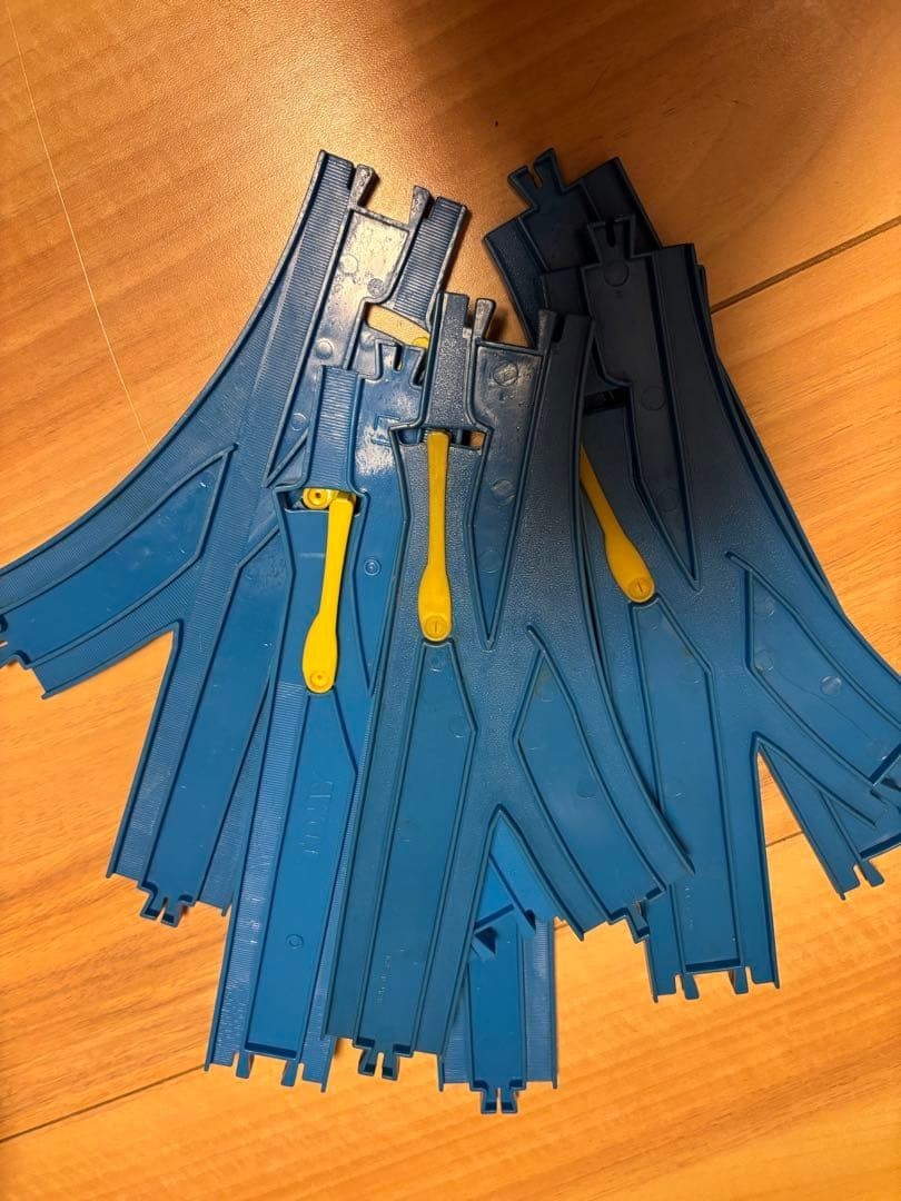 Tomy Thomas Plarail Rail Set Vintage Lot Blue Tracks 100 Pieces Complete
