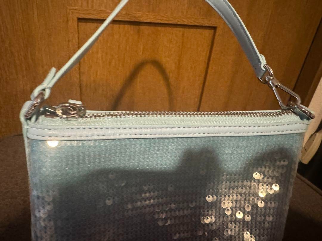Kate Spade Sequin Mini Bag Shoulder Bag Blue Lulu Ombre Sequin