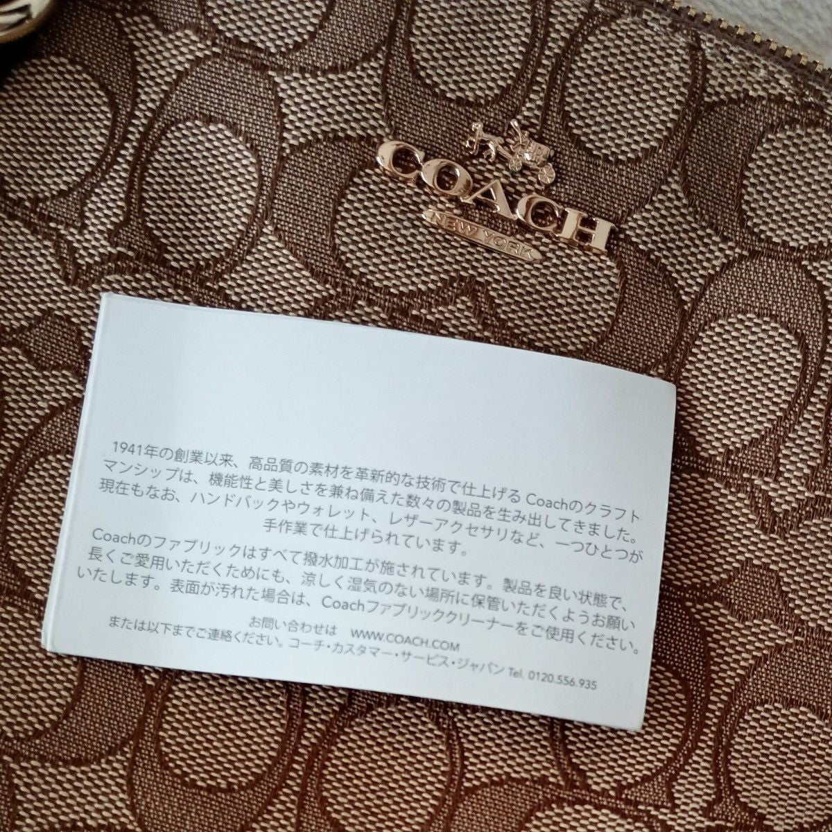 COACH Shoulder Bag Signature Tote Bag 2way Canvas Pochette Handbag