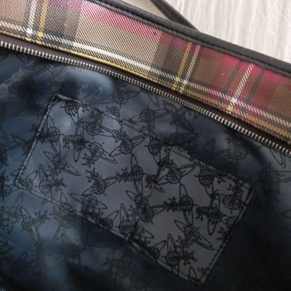 Vivienne Westwood Checkered Shoulder Bag 521
