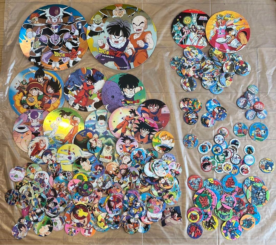 Dragon Ball Menko Bulk Lot - Retro Round & Square Cards, Vintage Collectibles JP