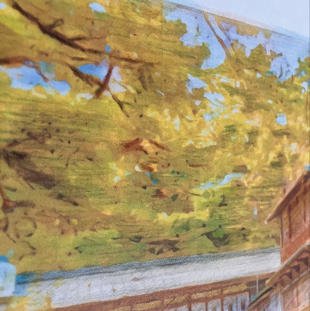 Studio Ghibli Art: "Sekizenkan" framed artwork from Spirited Away.