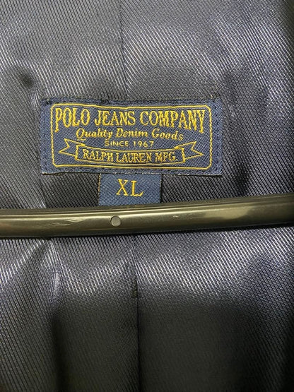 POLO JEANS COMPANY RALPH LAUREN Navy Pea Coat Size:XL "P" Embroidery Used