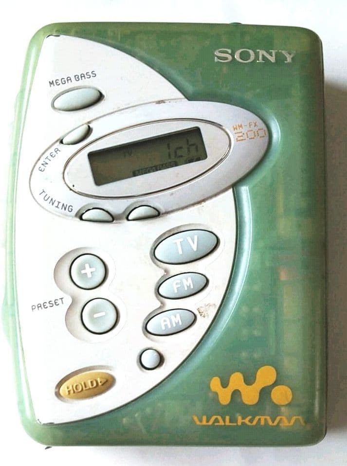 SONY Walkman, retro, 1980s vintage.