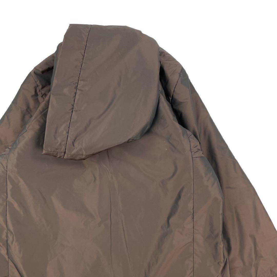 Max Mara KIMINO Hoodie Coat Jacket Blouson Women Size 36 Brown