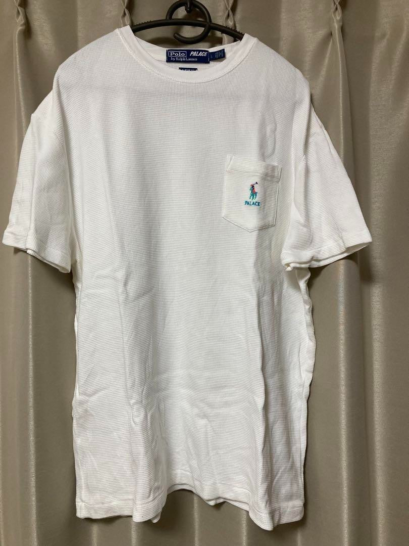 PALACE Ralph Lauren Waffle Pocket T-Shirt White L